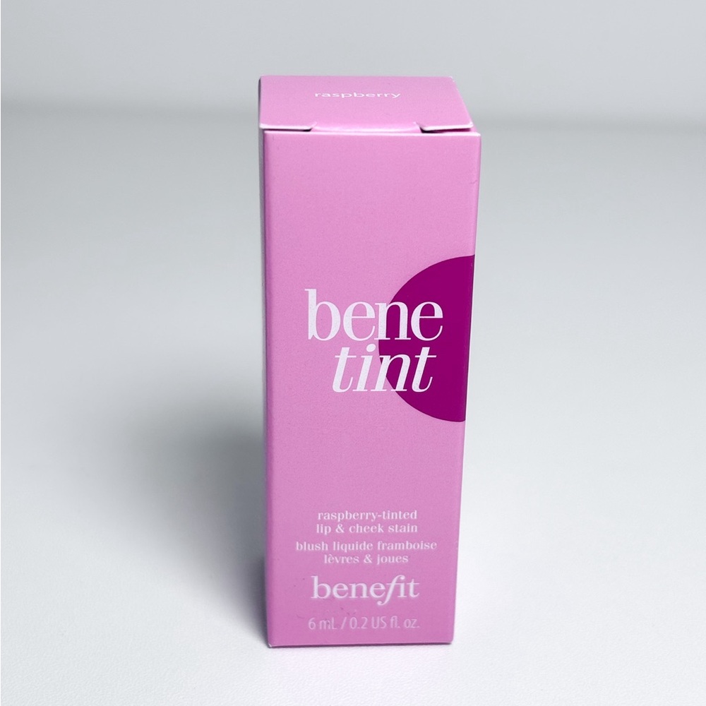 Benefit Cosmetics Travel Size Raspberry Liquid Lip Blush & Cheek Tint New Sealed - Picture 2 of 5